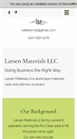Mobile Screenshot of larsenmaterialsllc.com